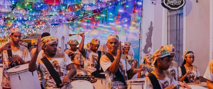 Cortejo blocos tradicionais